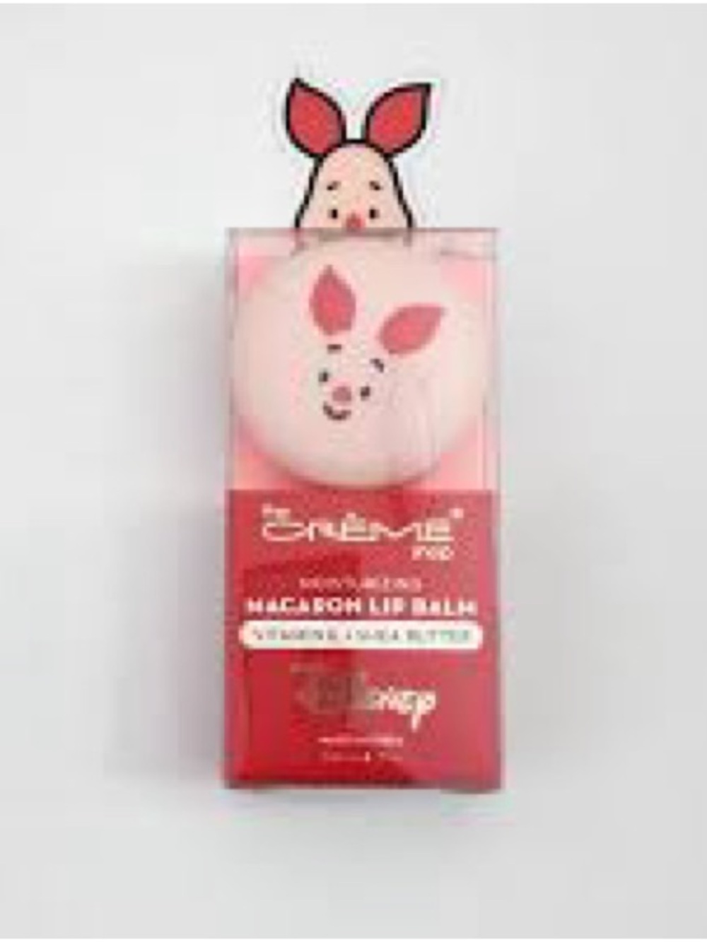 The Crème Shop Piglet Macaron Lip Balm - Pink